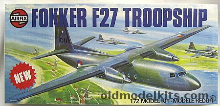 Airfix 1/72 Fokker F-27 F27 Troopship, 05003-4 plastic model kit